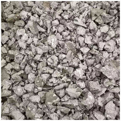 Hợp kim silic canxi Ca20Si55 màu xám bạc làm chế phẩm