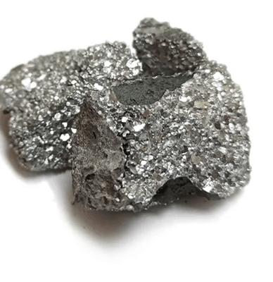 Luyện thép Carbon thấp FeCr Chromium Chrome Kim loại cục 1 tấn / túi