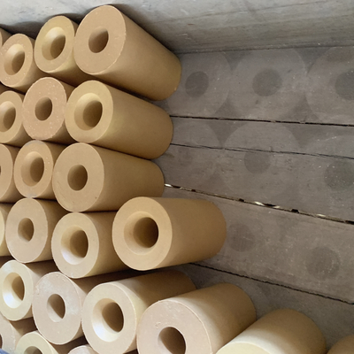 Thép làm vật liệu chịu lửa Chèn Zirconia cho vòi Tundish