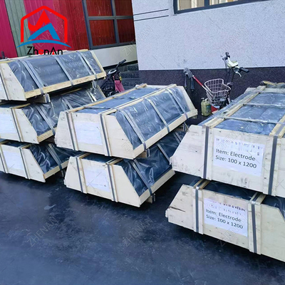 Đường điện tử graphite carbon với núm vú cho lò cung điện