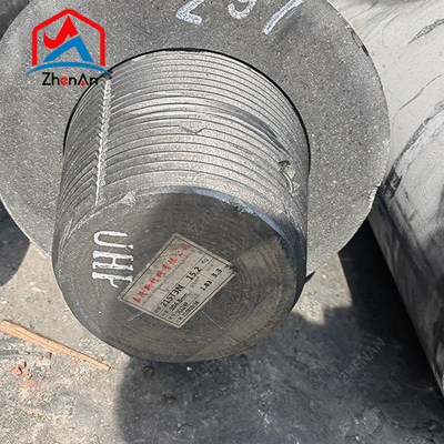 Dia 75mm-700mm L1800-2700mm UHP HP RP Electrodo De Grafito Graphite Electrode với 4tpi 4tpil Nipple cho Eaf Lf
