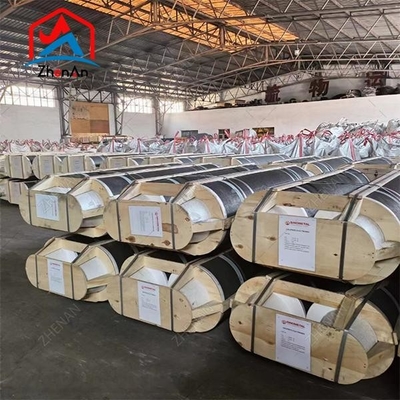 Sản phẩm graphite Điện cực carbon UHP/HP/RP Dia 350mm Điện cực graphite với núm vú cho Lf hoặc Eaf