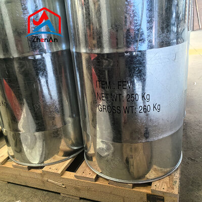 FeV alloy Granules 50 Mesh Fine Grain Metallic Silver For High Strength Alloy Manufacturing