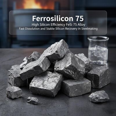 Ferrosilicon 75 Silicon hiệu quả cao FeSi 75 hợp kim để hòa tan nhanh và thu hồi silic ổn định trong thép
