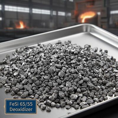 Công nghiệp Ferrosilicon FeSi 65/55 Khử oxy hóa cho thép với hàm lượng silic chính xác và kích thước hạt đồng nhất