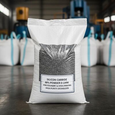 Bột Silicon Carbide Độ tinh khiết cao 88% 0-1mm dùng làm chất khử oxy trong sản xuất thép và ứng dụng đúc