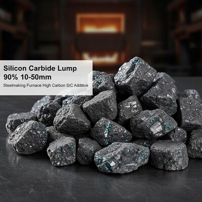Silicon Carbide Nguyên Chất 90% dạng cục 10-50mm dùng làm phụ gia cho Lò Luyện Thép