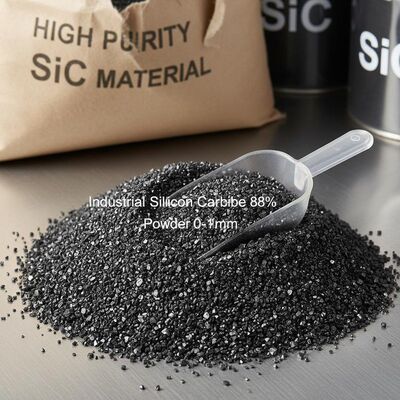 Độ tinh khiết cao 88% bột Silicon Carbide 0-1mm cho việc khử oxy hóa thép hiệu quả và các ứng dụng lửa