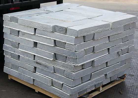 990,5% Magnesium Metal Ingot 1 Ton Pack có sức mạnh tuyệt vời Đèn và chống ăn mòn
